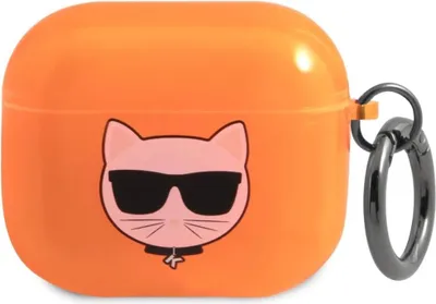 Image de Karl Lagerfeld Kla3Uchfo Airpods 3Cover Pomarańczowy/Orange Choupette