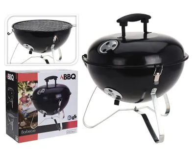 Produktbild von BBQ Runder schwarzer Tischgrill