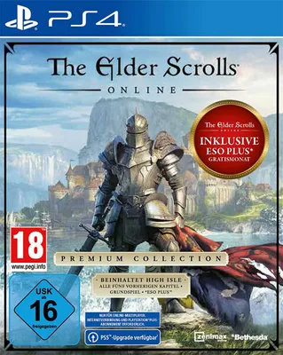 Produktbild von Bethesda The Elder Scrolls Online: Premium Collection, PlayStation 4, Multiplayer-Modus, M (Reif)