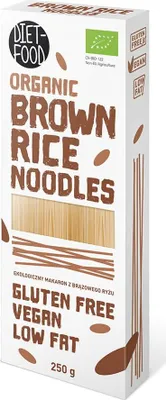 MAKARON (RYŻOWY RAZOWY) NOODLE BIO 250 g - DIET-FOOD