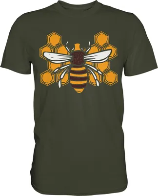 Produktbild von Bienen Imker Honig T-Shirt – Urban Khaki / L