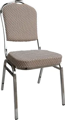 Obrázok produktu pre Kondela Konferenčná stolička Zina 3 New - béžová / vzor / chróm