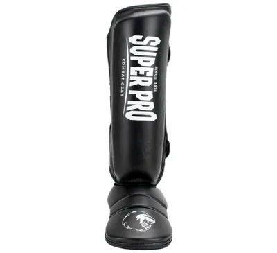 Produktbild von Super Pro Schienbeinschoner "Protector", XL, Schwarz-Weiß