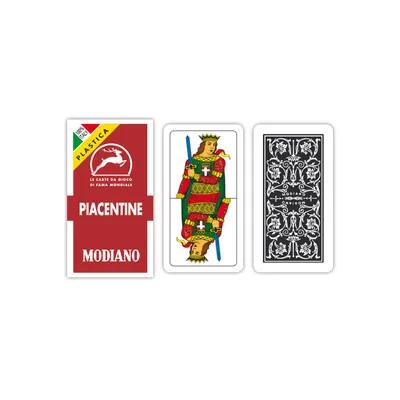 Immagine prodotto di Modiano Piacentine Scopa Gioco di carte italiano 100% plastica