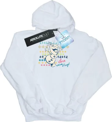 Produktbild von Disney - "Frozen I Warm Hugs" Kapuzenpullover für Herren BI11172 (L) (Weiß)