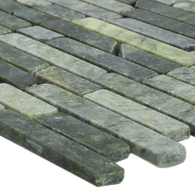 Produktbild von Marmor Naturstein Mosaikfliese Mali Grün