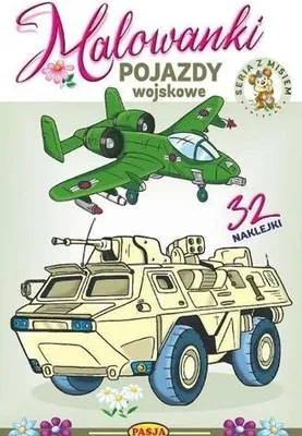 Immagine prodotto di Pojazdy wojskowe. Malowanka edukacyjna z naklejkami