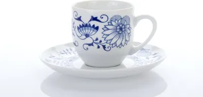 Produktbild von Thun 1794 Kaffeetasse mit Untertasse, Tschechisches Porzellan, 170 ml, Saphyr, Zwiebel, Thun