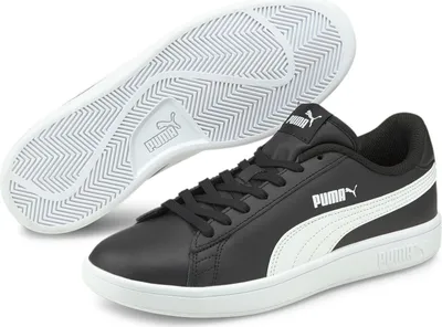 Produktbild von Puma Retro Sneaker Echtleder 'Smash v2 L'  puma black - puma white, Neutral EU:47 EU