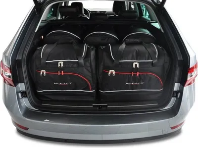 Zdjęcie produktu dla Torby do bagażnika SKODA SUPERB KOMBI 2015-2023 5szt KJUST