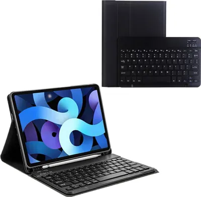 Zdjęcie produktu dla Etui z klawiaturą Bluetooth i uchwytem na rysik do Apple iPad AIR 4/ Pro 11 2020 (Czarne)