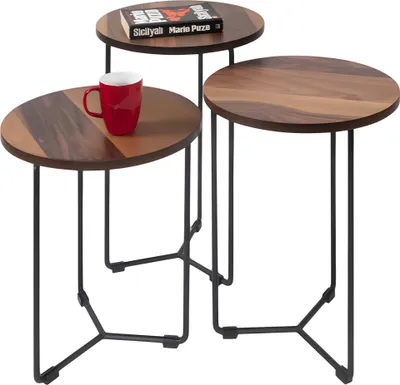 Image de Table d'appoint Table basse Table de salon Table de salon moderne 3 pièces