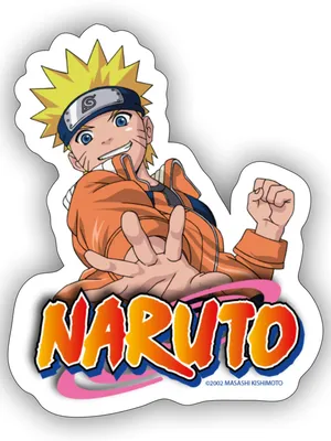 Produktbild von Spreadshirt Naruto Offizielles Logo Sticker Aufkleber, 10 x 10 cm, Mattweiß