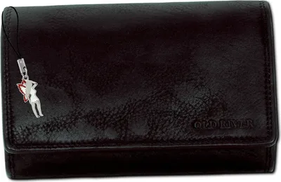 Image de Old River noir Portefeuille en cuir D2OPD421S