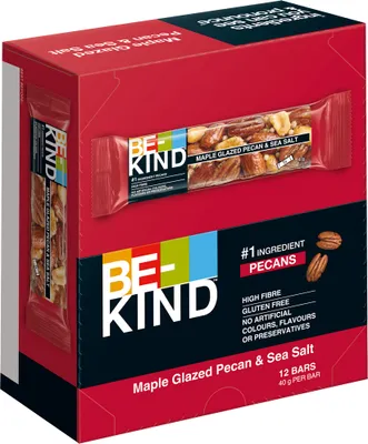 Produktbild von BE-KIND Maple Glazed Pecan & SeaSalt 12x40g