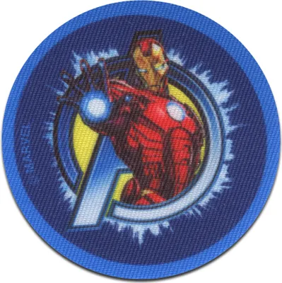 Obrázek produktu pro Marvel © Avengers Iron Man Hand - nášivka, nažehlovací, nažehlovací obrázek, nášivka, velikost: 6,3 x 6,3 cm