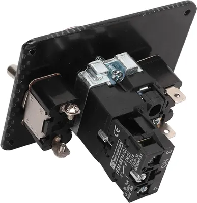 Productafbeelding van Universeel contactslot van koolstofvezel, 12V, met startknop voor auto, gemaakt van aluminiumlegering