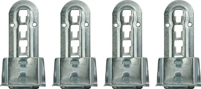 Produktbild von vasalat Bettverbinder höhenverstellbar, Lattenrostauflage, Stahl verzinkt, 4 Stk