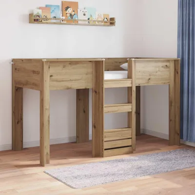 Obrázek produktu pro Maison Exclusive – patrová postel pro děti Artisan-Eiche 75 x 190 cm dřevěný materiál