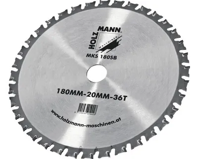 Produktbild von Kreissägeblatt Ø 180x20 mm Holzmann MKS180SB