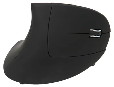 Zdjęcie produktu dla Mysz pionowa 2,4 GHz, bezprzewodowa, 3 poziomy czułości (DPI), podświetlenie pulsujące, cicha, Plug and Play, ergonomiczna mysz bezprzewodowa do gier i pracy