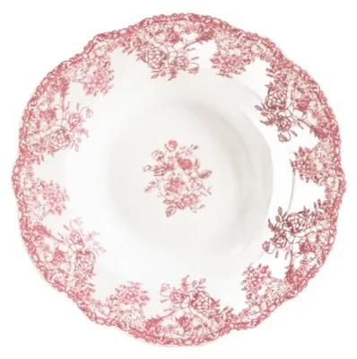 Zdjęcie produktu dla HOMLA Talerz LOURRY głęboki czerwony 22 cm