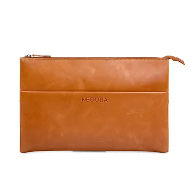 Produktbild von Negotia leather notion laptopTasche 15,6'' cognac