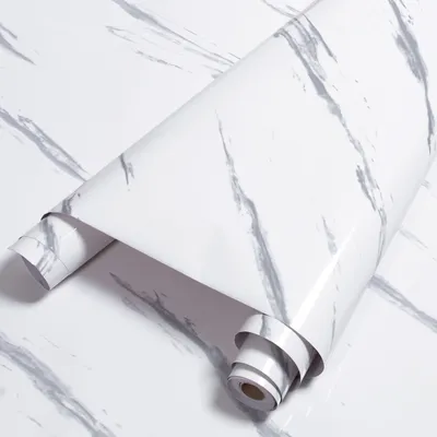 Produktbild von Klebefolie Möbelfolie Vinyl Selbstklebende Tapete Küche Aufkleber Folie Wasserdicht 2-Rolle(500*61CM)