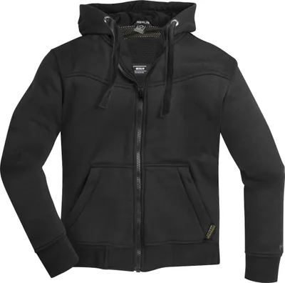 Immagine prodotto di Giacca con cappuccio con zip da moto Merlin Vixen da donna, nero, XL