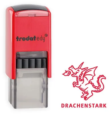 Produktbild von trodat Motivstempel Printy Feuerrot "Drache" 4922