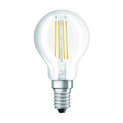 A clear product shot of an LED light bulb.