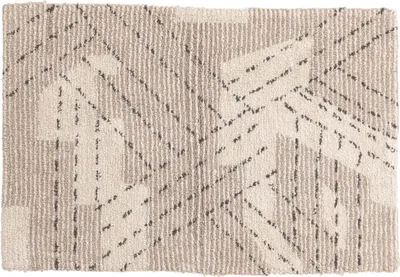 Obrázok produktu pre FURNLUX Kúpeľňová predložka Lorentz Beige 60 cm / Hlavná farba: béžová / Rozmery: 60 x 90 x 2 cm