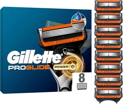 Produktbild von Gillette Fusion5 ProGlide Power Ersatzklingen 8 Stück – EverGlide, Präzision