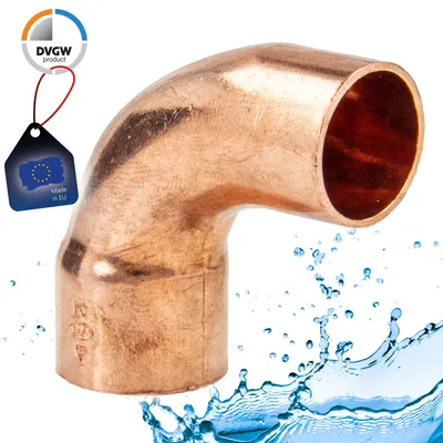 Image de Coude Cuivre 28mm Mf Raccord Coude Cuivre à Souder Mâle-femelle 28mm - Nan