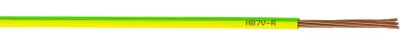 Image de Fil électrique 2.5 mm² h07vu, en couronne de 25M vert / jaune