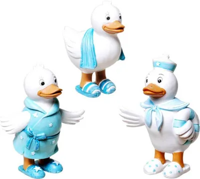 Produktbild von 3er Set Bade-Ente stehend, sortiert