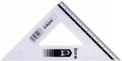 Produktbild von MemoBe Transparentes Geodreieck 16cm 45 Grad Pratel