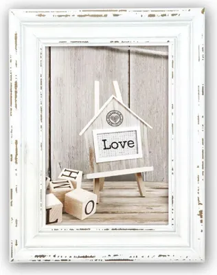 Image de Cadre en bois ZEP Rivoli 20x30 cm blanc
