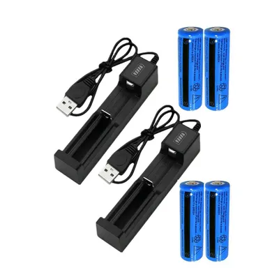 Produktbild von Intelligentes USB-Akkuladegerät 3,7V, Einzelsteckplatz, 4,2V 1000mA, Überladeschutz, Kurzschlussschutz und Verpolungsschutz für Li-Ion-Akkus