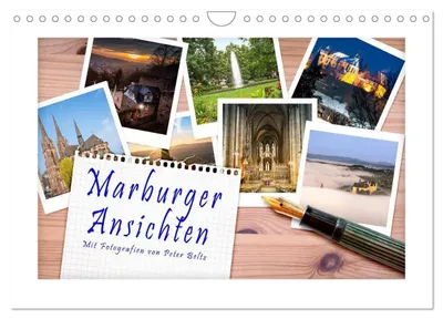Produktbild von Marburger Ansichten (Wandkalender 2027 DIN A4 quer), CALVENDO Monatskalender