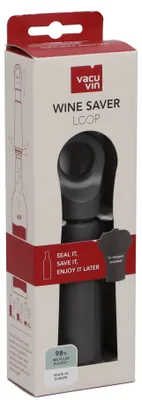 Obrázek produktu pro VACU VIN čerpadlo na víno Smyčka s 1 zátkou grafitová