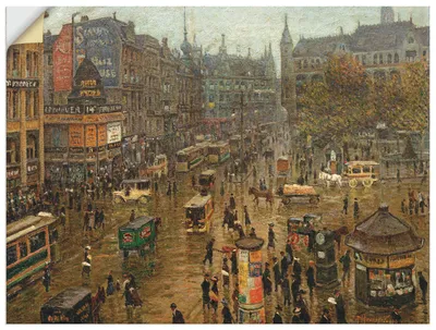 Produktbild von ARTland Wandbild, selbstklebend Der Spittelmarkt Größe: 80x60 cm