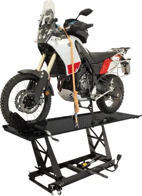Produktbild von Motorradhebebühne hydraulisch 450 kg Extra-Breit 68 cm Parallelhub Motorradheber Hebebühne schwarz