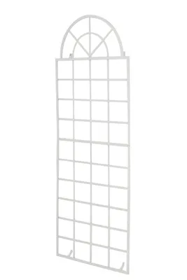 Produktbild von Rankgitter Viva, weiß, Eisen, 180x70 cm, historisches Design, für Kletterpflanzen, Rosen, antike Patina