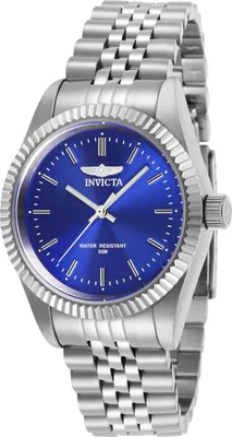 Obrázek produktu pro Invicta Specialty 29398 Dámské Hodinky - Quartz Hnutí - Nerezová Ocel s Modrým Ciferníkem - 36 mm