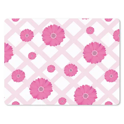 Produktbild von MuchoWow® Mauspad Mousepad Blumen - Muster - Pastell 40x30 cm - Mousepads - Maus Mat - Pad - Mausunterlage - Anti Rutsch