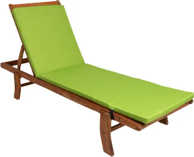 Produktbild von Kissen für Liegestuhl 190x60x4cm, Kissen für eine Gartenliege Lime, Outdoor Kissen, Deckchair, Liegenauflage, Auflagen für sonnenliegen