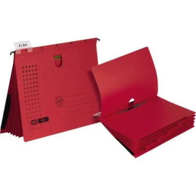 Produktbild von ELBA Hängehefter chic ULTIMATE 100333013 DIN A4 rot 5 St./Pack.
