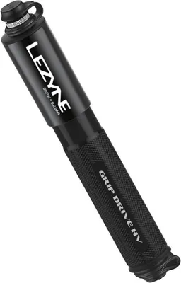 Produktbild von Lezyne Grip Drive HV, Handluftpumpe, Fahrrad, Schwarz, Silber, I-Typ-Griff, 6,2 bar, Aluminium