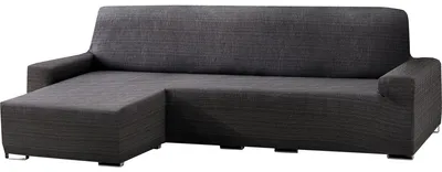 Productafbeelding van ECOMMERC3 Chaise longue-hoes voor bank, korte hoekdeel links, elastisch, jacquard
